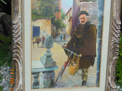 Quadri su tela ad olio con cornici