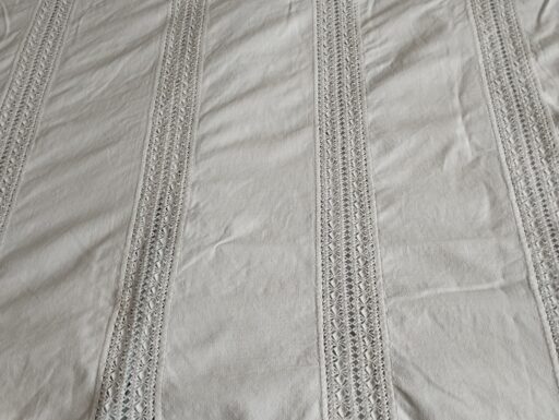 Copriletto cotone/uncinetto matrimoniale