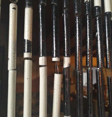 Tenda di bambu' nuova disegno con gatto e farfalle