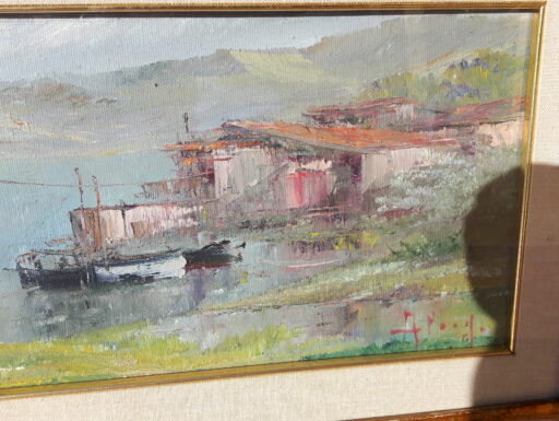 Quadri su tela ad olio con cornici