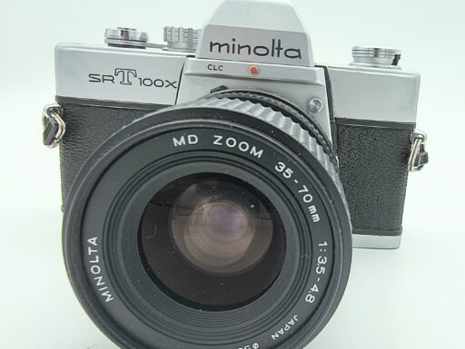 Minolta srt 100x + minolta md zoom 35-70mm f/3.5-4.8 usato