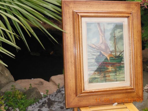 Quadri su tela ad olio con cornici