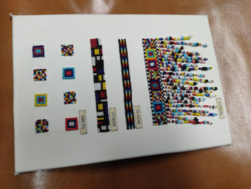 Accessori abbigliamento -decorazioni- composizioni infilate