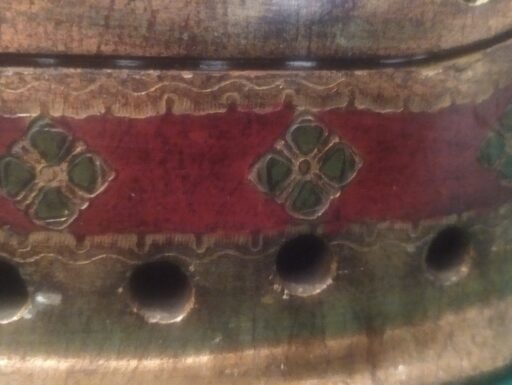 Ferri da stiro d'epoca-ghisa e legno