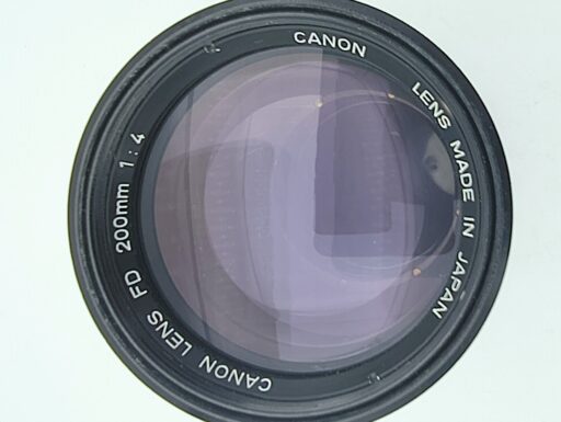 Canon lens fd 200 f/4 usato