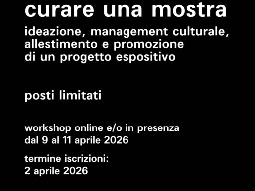 Workshop curare una mostra