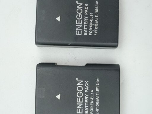 Enegon en-el14 caricabatterie + 2 batterie usato