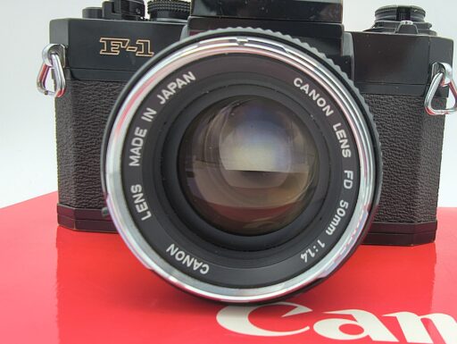 Canon f-1 + canon fd 50mm f/1.4 usato