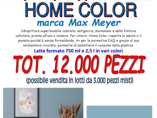 Grande vendita stock : idropitture superlavabili, home color