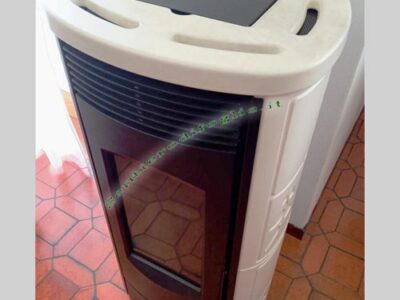 Stufa a pellet montegrappa alpina lp6 6kw maiolica colore cr