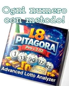 L8 pitagora pro advanced lotto analyzer