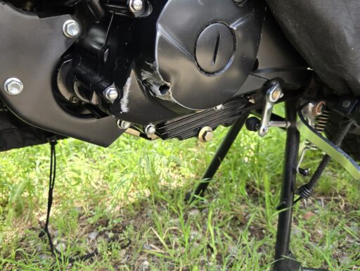 Moto 125 incidentata