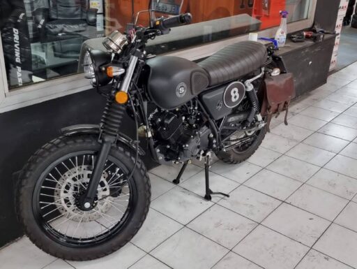Moto 125 incidentata