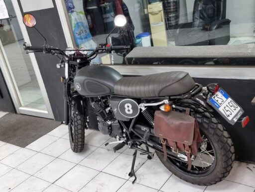 Moto 125 incidentata