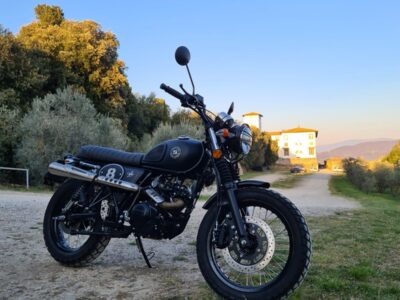 Moto 125 incidentata