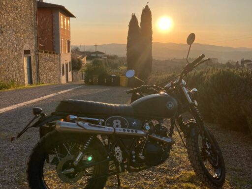 Moto 125 incidentata