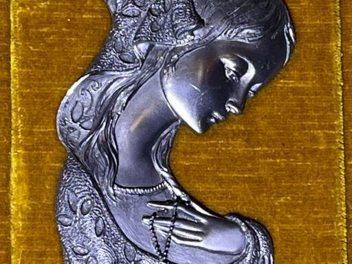 Bassorilievo arte sacra retrò