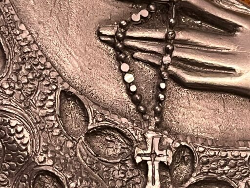 Bassorilievo arte sacra retrò