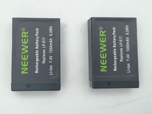 Neewer lp-e17 set batterie e caricatore usb usato