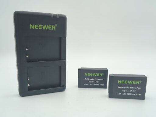 Neewer lp-e17 set batterie e caricatore usb usato