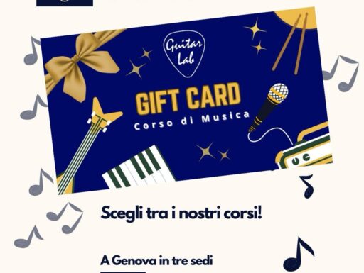 Regala un corso di musica di guitarlab - scuola di musica