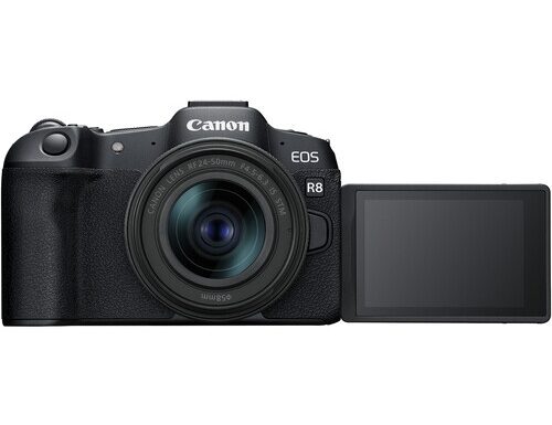 Canon eos r8 + rf 24-50mm f/4.5-6.3 is stm - promo