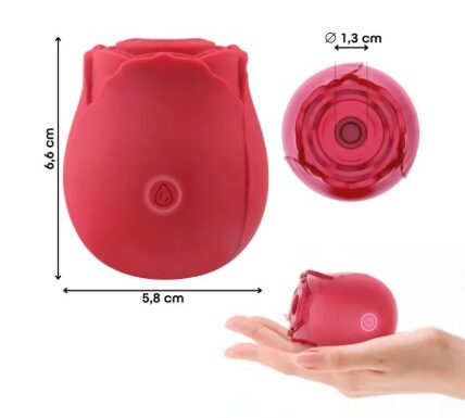 Rosa sensuale – stimolatore con suzione e vibrazione