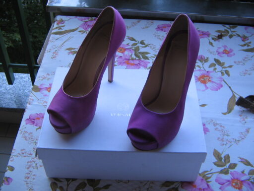 Versace scarpe donna nuove tacco 14 taglia 39