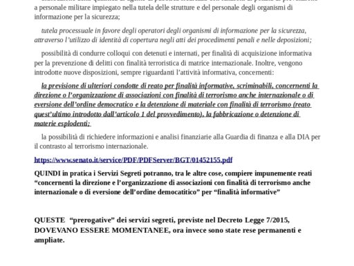 Socio fondatore per vero ed etico partito antistema