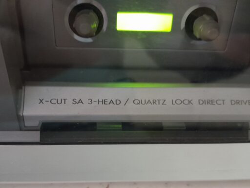 Piastra a cassette jvc model dd-7e vintage non funzionante