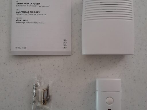 Campanello per porta o altro senza fili. nuovo mai installat