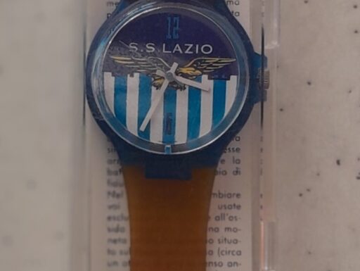 Orologio "football watch" della s.s. lazio, vintage distribu
