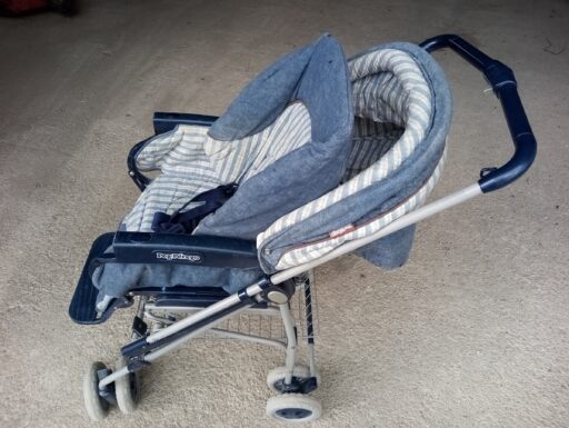 Passeggino peg perego modello denim jeans completo buono sta