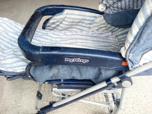 Passeggino peg perego modello denim jeans completo buono sta