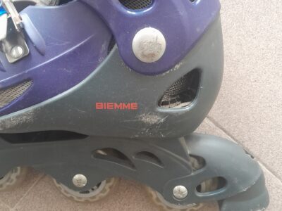 Pattini biemme in linea regolabili in misura da 37 a 42
