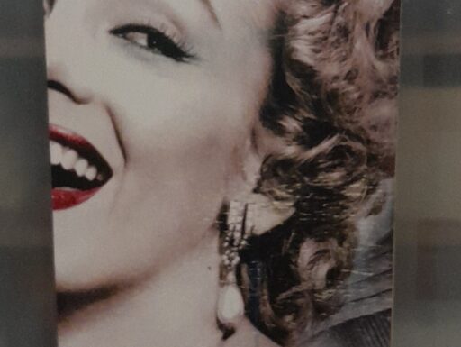 Paravento separé divisorio marilyn monroe in 4 pannelli
