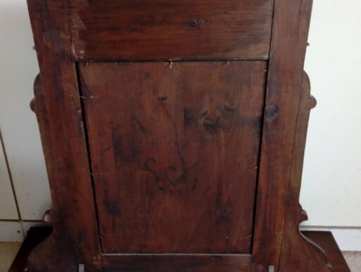 Specchiera antica in legno si può usare al muro o appoggiata