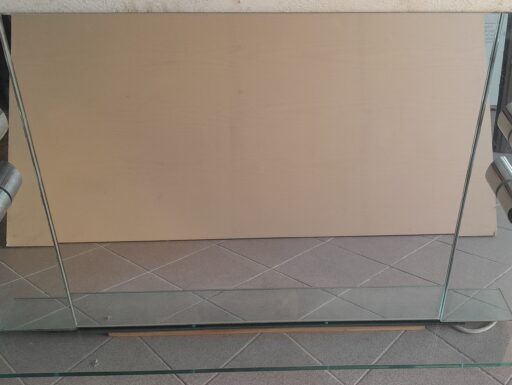 Pensile a specchio da bagno con 6 lampadine