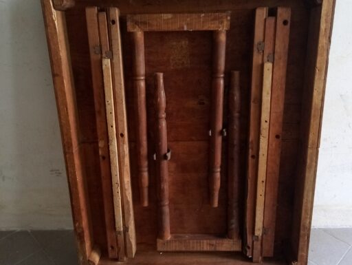 Tavolo antico francia xviii secolo al naturale in legno