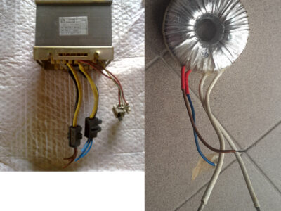 Trasformatore 220v - 12v sec. 200 va toroidale