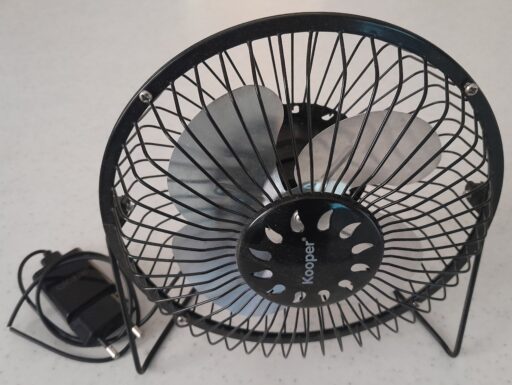 Ventilatore da tavolo con presa usb completo