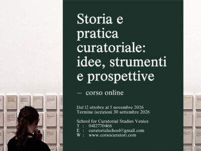 Corso online sulla pratica curatoriale