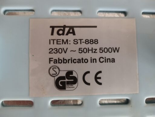 Tostapane tda nuovo pinza per pane estraibile in acciaio
